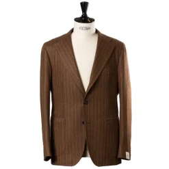 Orazio Luciano Anzug „Vintage-Chalkstripe" Aus Reiner Wolle „Vintage Fox" Von Fox Brot* Anzugjacke