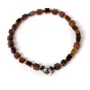 Barbarulo Napoli Armband „Tiger" Mit Blauem Stein Und Kopf Aus Sterlingsilber Ha* Manschettenknöpfe Und Schmuck