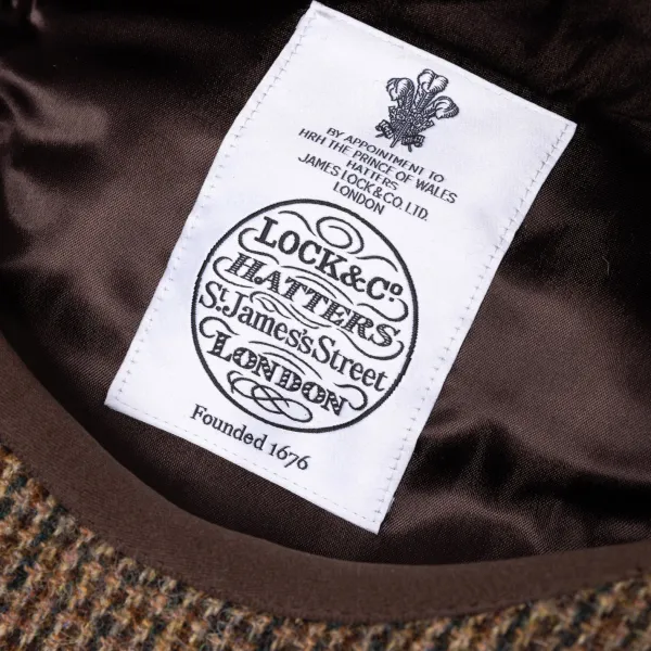 Lock u0026 Co. Hatters Ballonmutze „Tremelo" Aus Britischem Harris Tweed Handgefertigt Fur Herren* Hüte