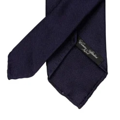 Cesare Attolini Blaue Krawatte „Twill Diagonale