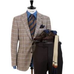 Cesare Attolini Braune Hose „Limited Fox Flannel" Aus Englischer Wolle Reine Handarbeit* Hose