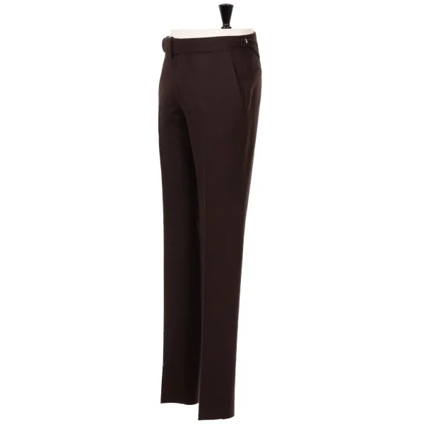 Cesare Attolini Braune Hose „Limited Fox Flannel" Aus Englischer Wolle Reine Handarbeit* Hose