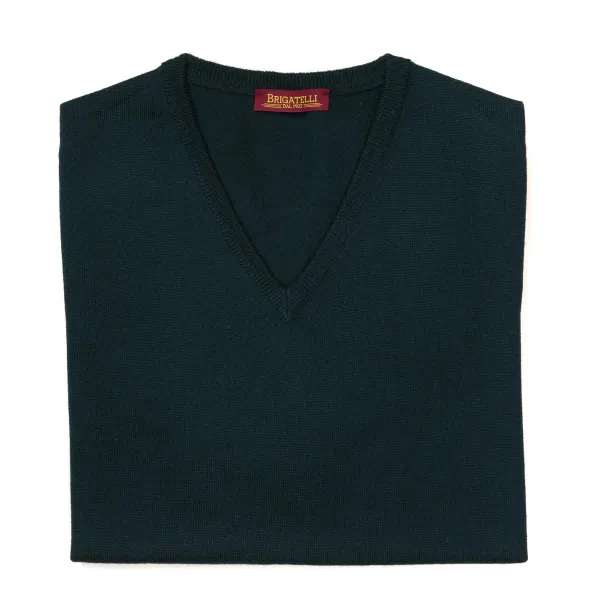 Brigatelli seit 1922 Brigatelli Dal 1922 Per Michael Jondral: V-Pullover Aus Feinstem Mer* Strickwaren