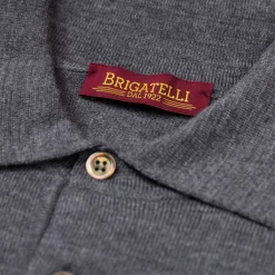 Brigatelli seit 1922 Brigatelli Dal 1922 Per Michael Jondral: Gestricktes Poloshirt Aus Feinstem M* Strickwaren