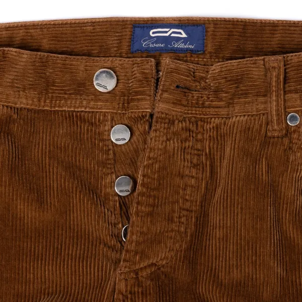 Cesare Attolini Ca Exklusiv Fur Mj: Luxus-Jeans „Soft-Cord" Aus Weicher Baumwolle Mi* Hose