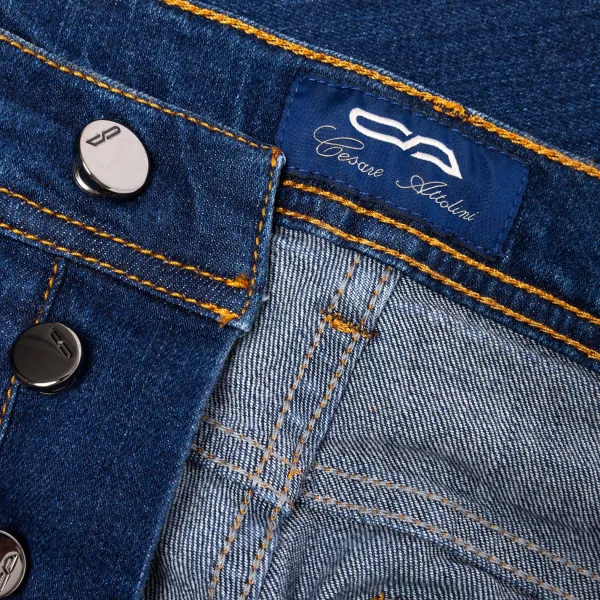 Cesare Attolini Ca Exklusiv Fur Mj: Luxus-Jeans „Soft-Denim" Aus Weicher Baumwolle M* Denim
