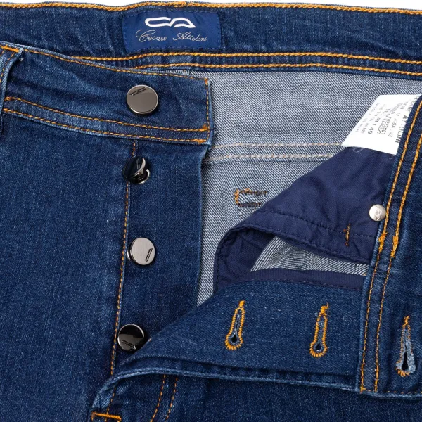 Cesare Attolini Ca Exklusiv Fur Mj: Luxus-Jeans „Soft-Denim" Aus Weicher Baumwolle M* Denim