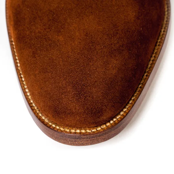 Saint Crispin's Chelsea-Stiefel Aus Braunem „Hunting"-Wildleder* Mto