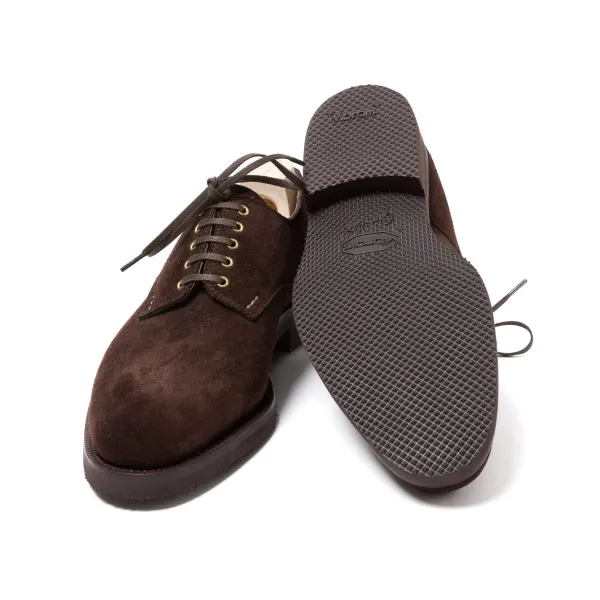 Saint Crispin's Derby „Blucher" Aus Dunkelbraunem Wildleder Reine Handarbeit* Mto