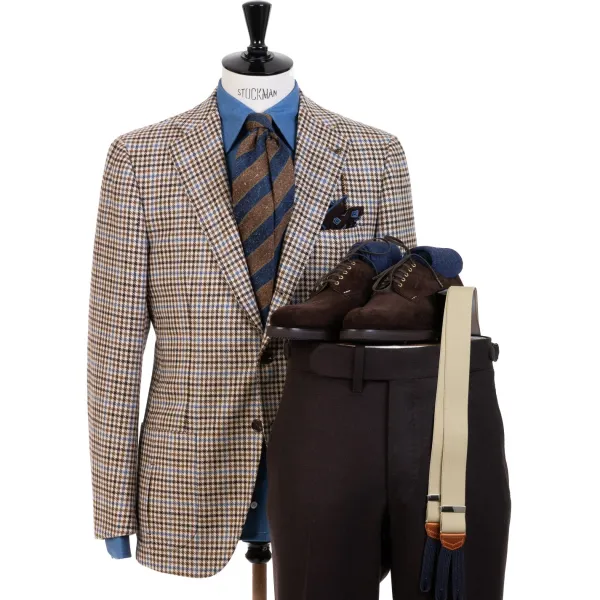 Saint Crispin's Derby „Blucher" Aus Dunkelbraunem Wildleder Reine Handarbeit* Mto