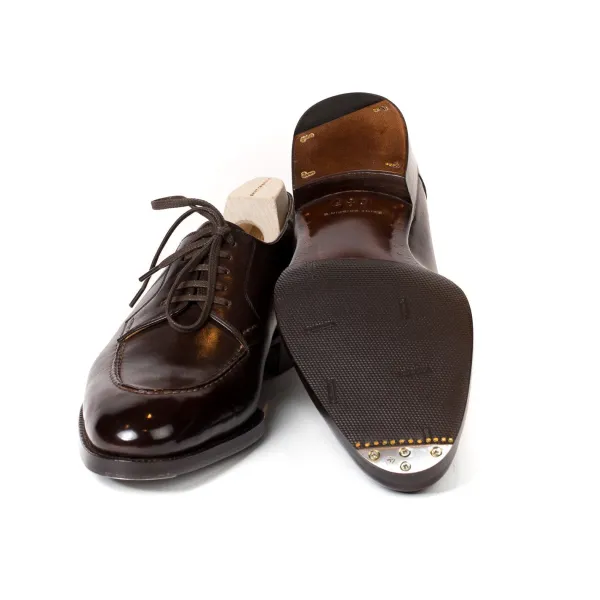 Saint Crispin's Derby „Split Toe Apron" Aus Braunem Kalbsleder Reine Handarbeit* Mto