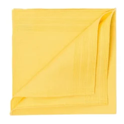 Simonnot-Godard Duras Jaune Einstecktuch Aus Leinen Und Baumwolle* Taschentücher