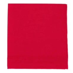 Simonnot-Godard Duras Rouge Einstecktuch Aus Leinen Und Baumwolle* Taschentücher