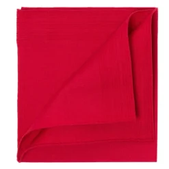 Simonnot-Godard Duras Rouge Einstecktuch Aus Leinen Und Baumwolle* Taschentücher