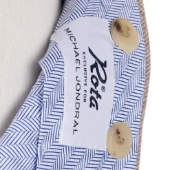 Rota Sartorial Exklusiv Bei Michael Jondral: Sandbraune Hose Aus Wollflanell Rot* Hose