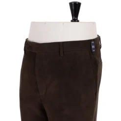 Rota Sartorial Exklusiv Bei Michael Jondral: Dunkelbraune Hose Aus Englischer Baumwolle Mo* Hose