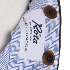 Rota Sartorial Exklusiv Bei Michael Jondral: Dunkelbraune Hose Aus Englischer Baumwolle Mo* Hose
