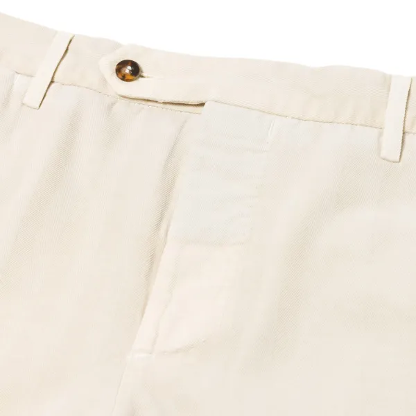 Rota Sport Exklusiv Bei Michael Jondral: „Luxury Chino" Aus Elfenbeinfarbener Baumwolle Und Kaschmir P* Hose