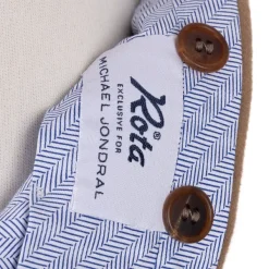 Rota Sartorial Exklusiv Bei Michael Jondral: Hellbraune Englische Baumwoll-Moleskin-Trou* Hose