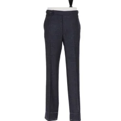 Rota Sartorial Exklusiv Bei Michael Jondral: Grau Karierte Flanellhose „Galles" In Pur* Hose