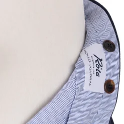 Rota Sartorial Exklusiv Bei Michael Jondral: Blaue Flanellhose Aus Reiner Wolle Rota Sart* Hose