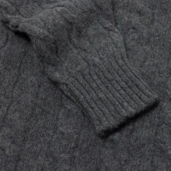 William Lockie Exklusiv Bei Mj: Pullover „Crew Cable-Rib