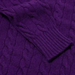 William Lockie Exklusiv Bei Mj: Pullover „Crew Cable-Rib