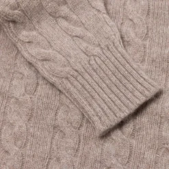 William Lockie Exklusiv Bei Mj: Pullover „Crew Cable-Rib