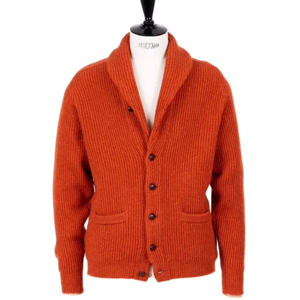 William Lockie Exklusiv Bei Mj: Schal-Cardigan „Iconic Shawl" Aus Der Fi* Strickwaren