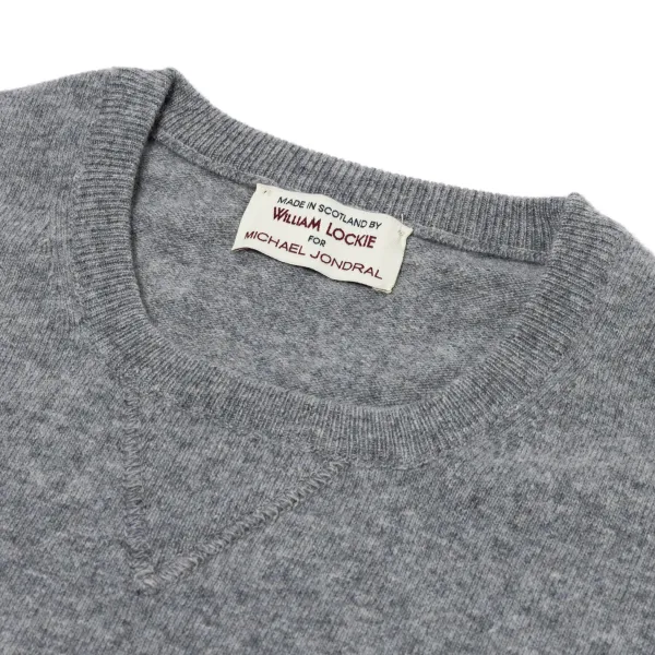 William Lockie Exklusiv Bei Mj: Vintage-Pullover Mit Rundhalsausschnitt Aus Reinem Super-Geelong-Lammleder* Strickwaren