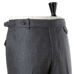 Rota Sartorial Exklusiv Fur Michael Jondral: Graue Flanellhose Aus Reiner Wolle Rota* Hose
