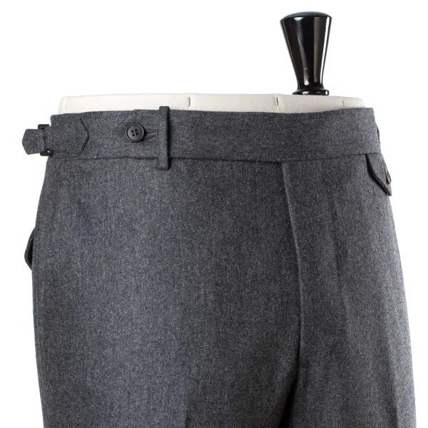 Rota Sartorial Exklusiv Fur Michael Jondral: Graue Flanellhose Aus Reiner Wolle Rota* Hose