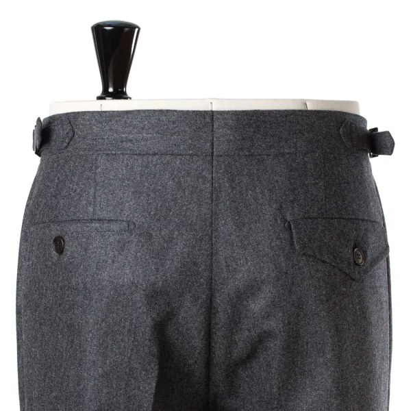 Rota Sartorial Exklusiv Fur Michael Jondral: Graue Flanellhose Aus Reiner Wolle Rota* Hose