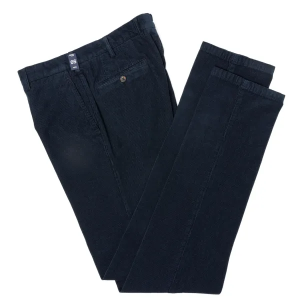 Rota Sport Exklusiv Fur Michael Jondral: Dunkelblaue Feincordhose In „Prewa".* Hose