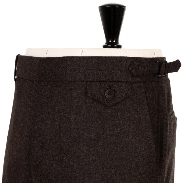 Rota Sartorial Exklusiv Fur Michael Jondral: Braune Flanellhose Aus Reiner Wolle* Hose