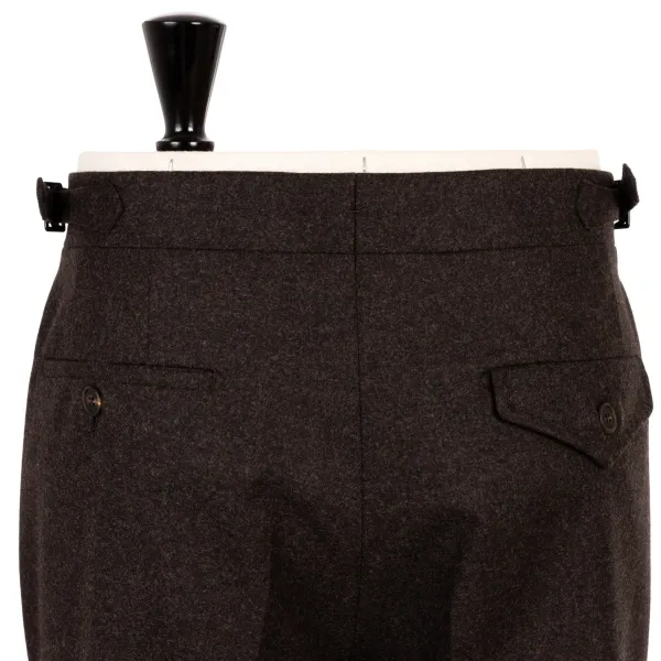 Rota Sartorial Exklusiv Fur Michael Jondral: Braune Flanellhose Aus Reiner Wolle* Hose