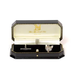 Fox Brothers Exklusiv Fur Michael Jondral: „Lapel Chain" „The Fox" Aus Sterlingsilber* Manschettenknöpfe Und Schmuck