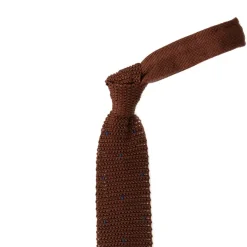 Petronius Exklusiv Fur Michael Jondral: Strickkrawatte „Pois" Aus Reiner Seide* Krawatten