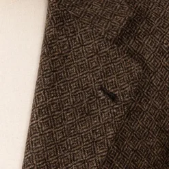 Orazio Luciano Exklusiv Fur Michael Jondral: Braune Jacke „Diamond Tweed