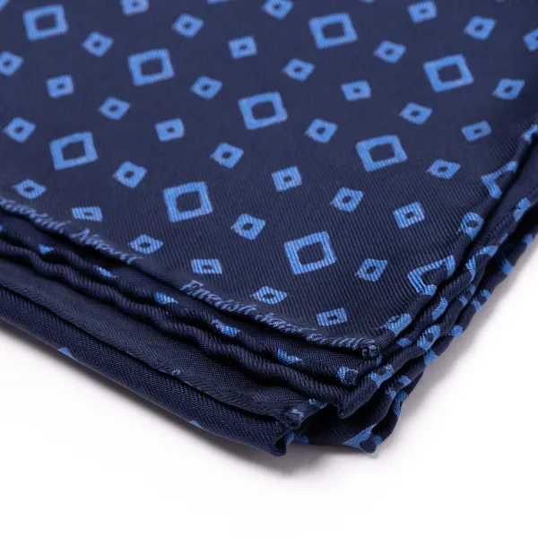 Cesare Attolini Foulard-Halstuch „Cubi" Aus Reiner Englischer Seide* Schals