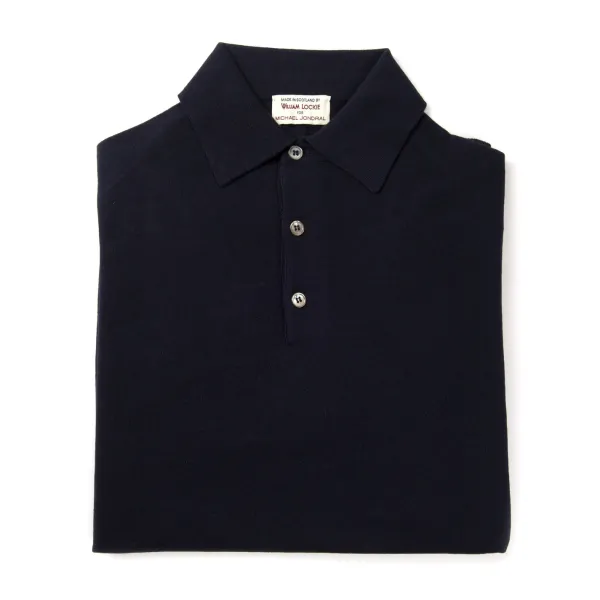 William Lockie Gestricktes Polo „Devon" Aus Feinster 14 Mikron Merinowolle Von Loro Piana* Strickwaren