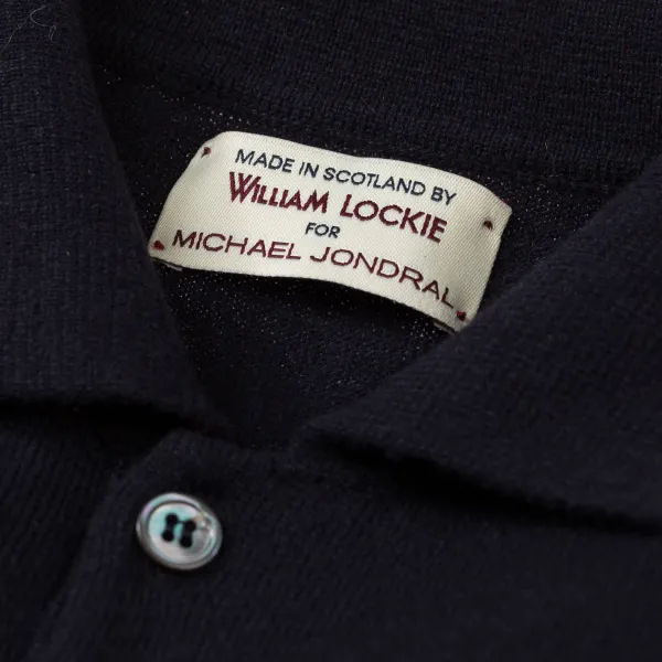 William Lockie Gestricktes Polo „Oxton Sportshirt" Aus Feinem Schottischem 1-Lagigem Kaschmir* Strickwaren