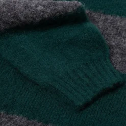 Glenugie Exclusive X Mj: Pullover Aus Reiner Wolle „College Stripe Jumper