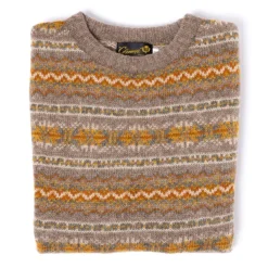 Glenugie Exclusive X Mj: Pullover „Fairisle Roundneck Jumper" Aus Reiner Wolle* Strickwaren
