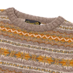 Glenugie Exclusive X Mj: Pullover „Fairisle Roundneck Jumper" Aus Reiner Wolle* Strickwaren