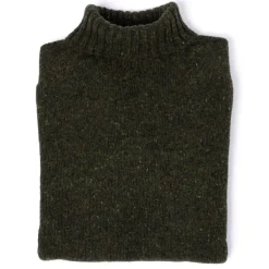Glenugie X Mj: Pullover „Donegal Polo Jumper" Aus Reiner Wolle Supersoft Lam* Strickwaren