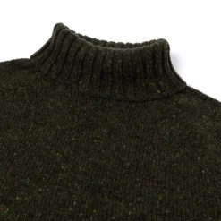 Glenugie X Mj: Pullover „Donegal Polo Jumper" Aus Reiner Wolle Supersoft Lam* Strickwaren