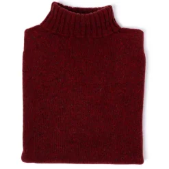 Glenugie X Mj: Pullover „Donegal Polo Jumper" Aus Reiner Wolle Supersoft Lam* Strickwaren