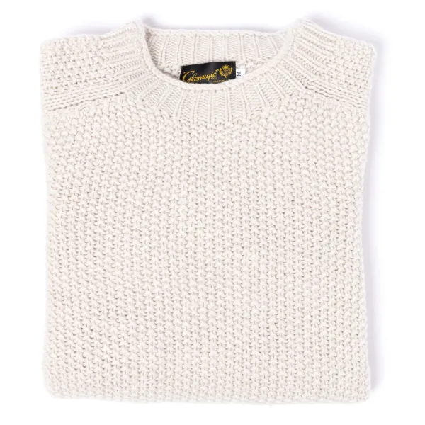 Glenugie X Mj: Pullover „Gstaad Vintage Ski" Aus Reiner Wolle 4-Lagiger Supersof* Strickwaren