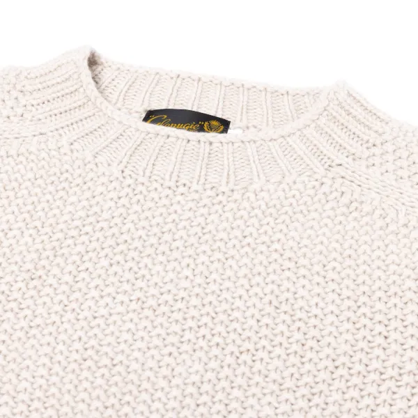 Glenugie X Mj: Pullover „Gstaad Vintage Ski" Aus Reiner Wolle 4-Lagiger Supersof* Strickwaren